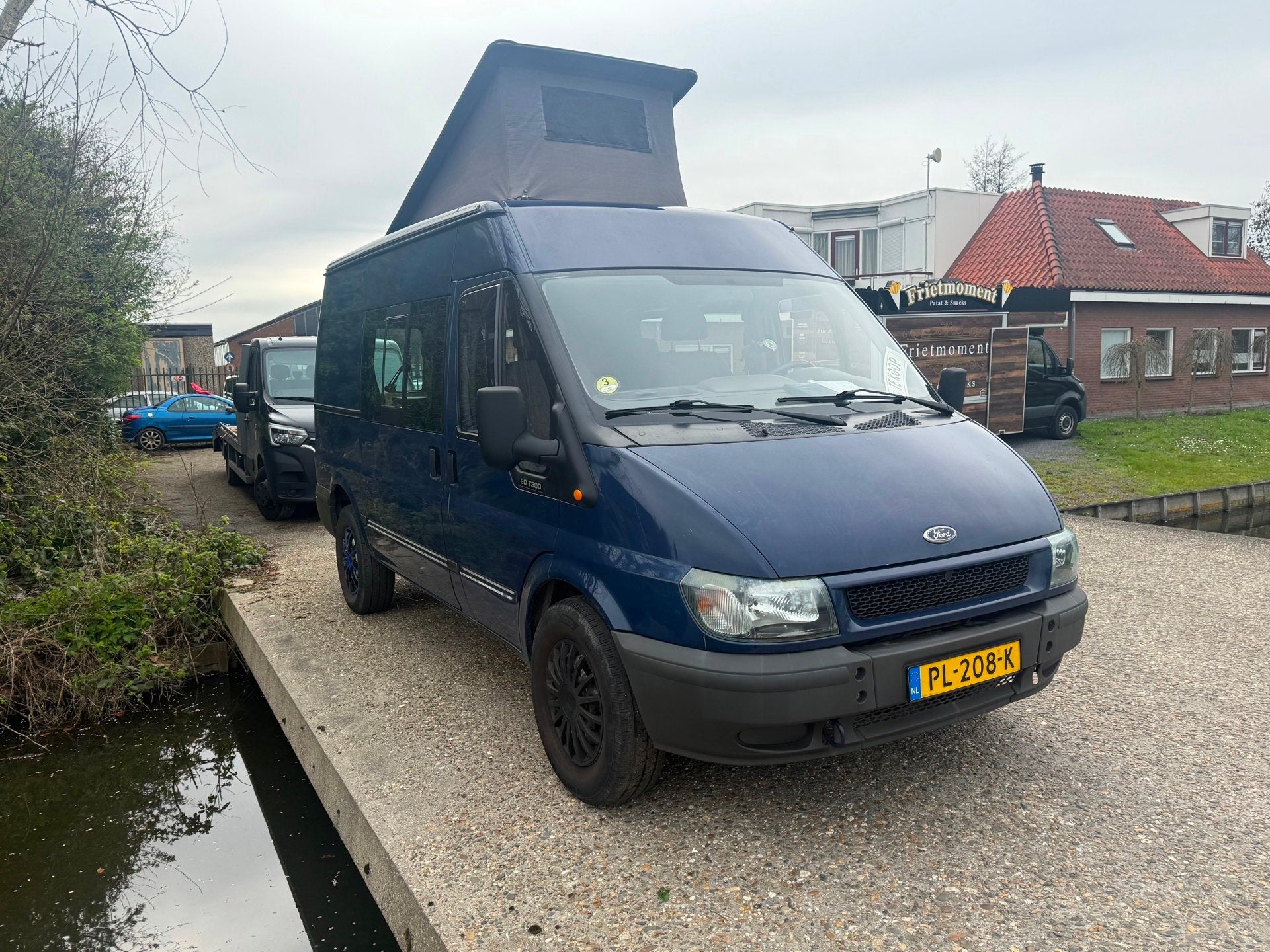 Ford TRANSIT 300M 90 MR 5.13 Camper met klapdak en nieuwe ap, Caravans en Kamperen, Buscamper of Camperbus, Valentijn automotive