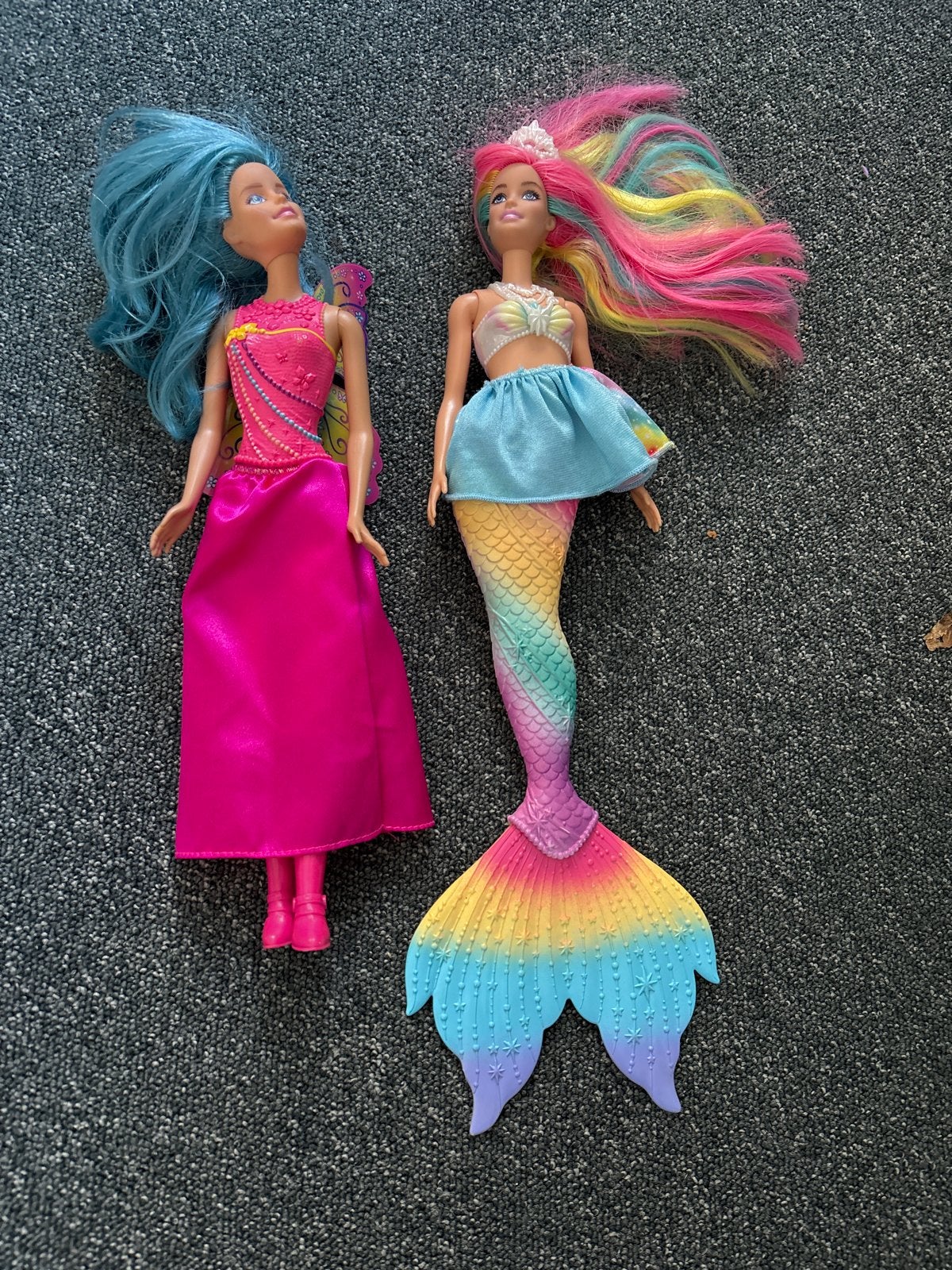Barbie poppen: Zeemeermin en Fee, Ophalen of Verzenden, Gebruikt, Barbie