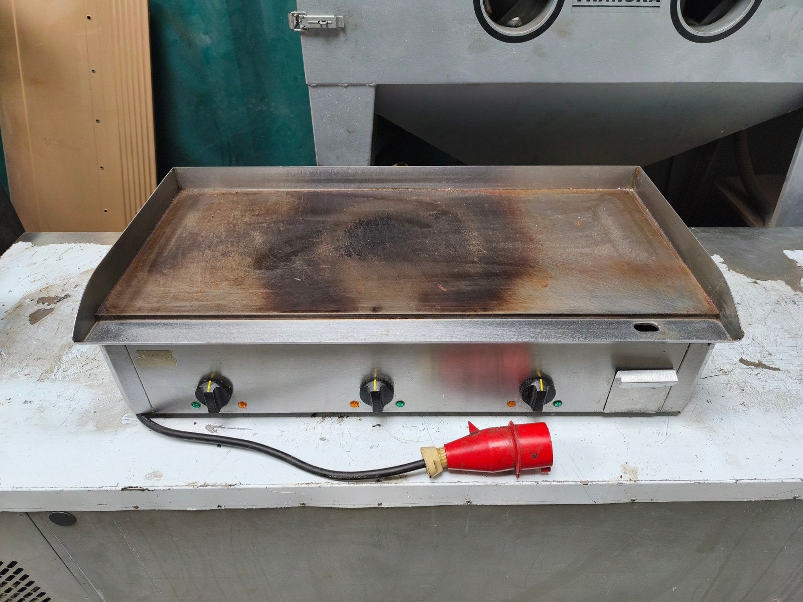 Bakplaat grill plaat horeca, Overige typen, Ophalen, Gebruikt, Metaal