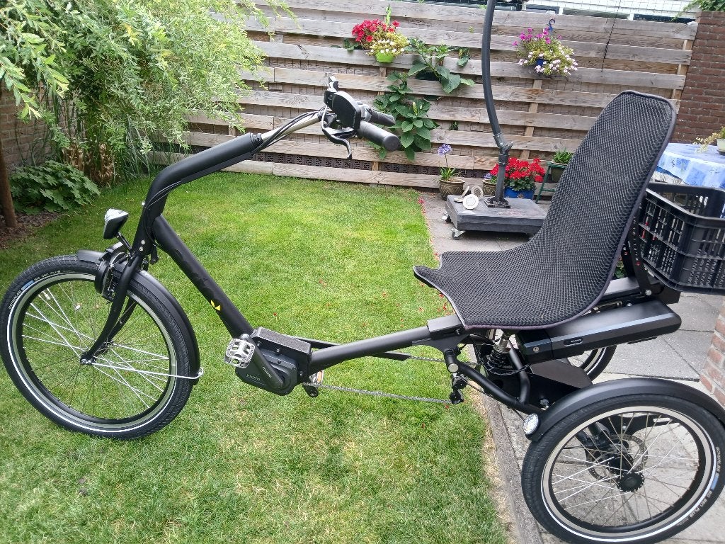 Huka Cortes Elektrische driewielfiets, Fietsen en Brommers, Fietsen | Driewielfietsen, Zo goed als nieuw, Schijfrem, Ophalen