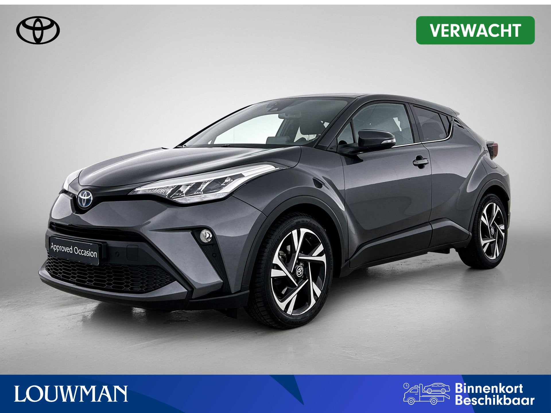 Toyota C-HR 2.0 Hybrid Dynamic | BTW voertuig | Stoelverwarm, Auto's, 12 maanden, Gebruikt, Zwart, 4 cilinders