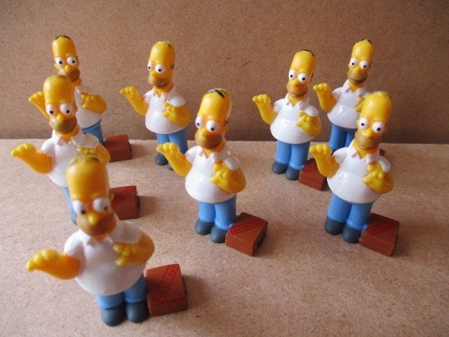 adv11227 simpsons poppetje 12, Ophalen, Overige figuren, Gebruikt, Beeldje of Figuurtje