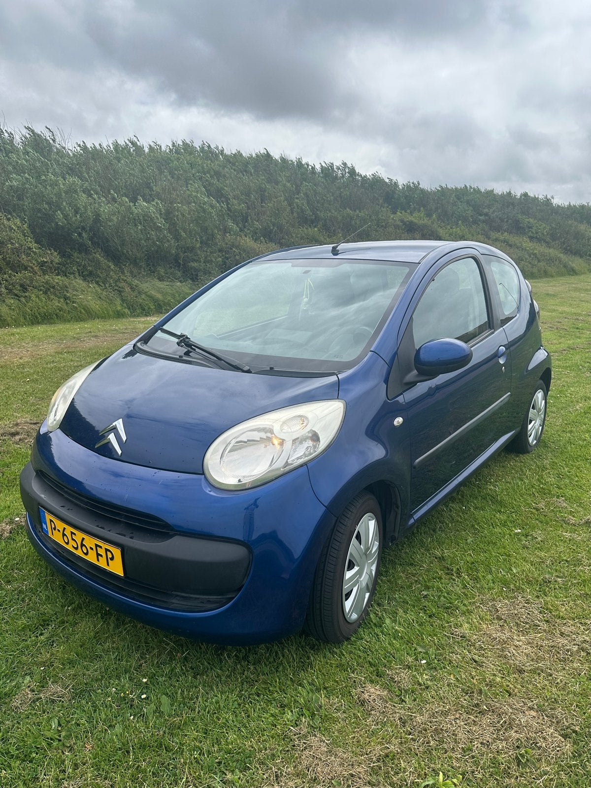 Citroën C1 1.0 3-DRS 2008 Blauw, Stof, Zwart, C1, 68 pk