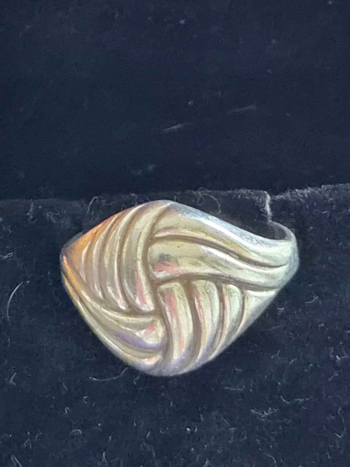 Vintage zilveren ring maat 18, Sieraden, Tassen en Uiterlijk, Ringen, 18 tot 19, Ophalen of Verzenden, Zo goed als nieuw, Dame
