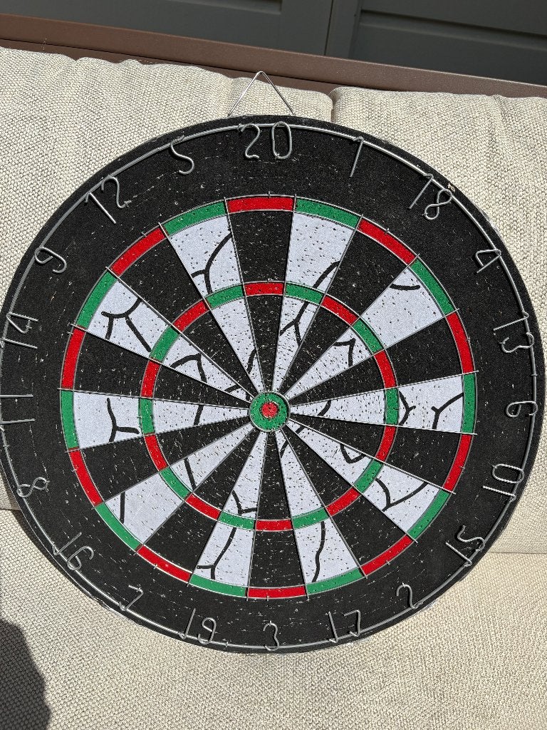 Dartboard (incl. pijltjes), Sport en Fitness, Darts, Ophalen, Gebruikt, Dartbord
