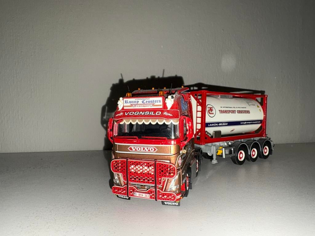 Ronny Ceusters miniatuur tank container, Overige merken, Gebruikt, 1:32 tot 1:50, Ophalen of Verzenden