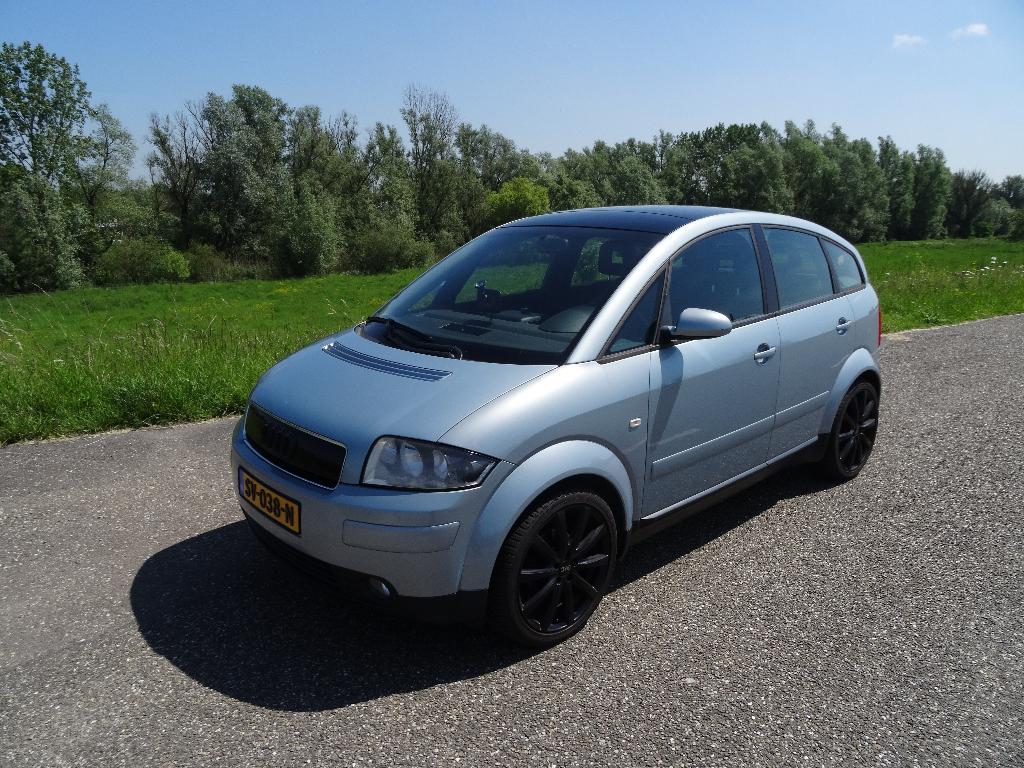 Audi 1.6 FSI 2002 Blauw, Voorwielaandrijving, 970 kg, Stof, Automatische klimaatregeling