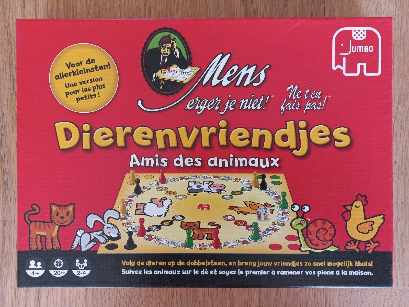 Mens erger je niet! Dierenvriendjes, JUMBO, COMPLEET, IZGS!, Hobby en Vrije tijd, Gezelschapsspellen | Bordspellen, Ophalen of Verzenden