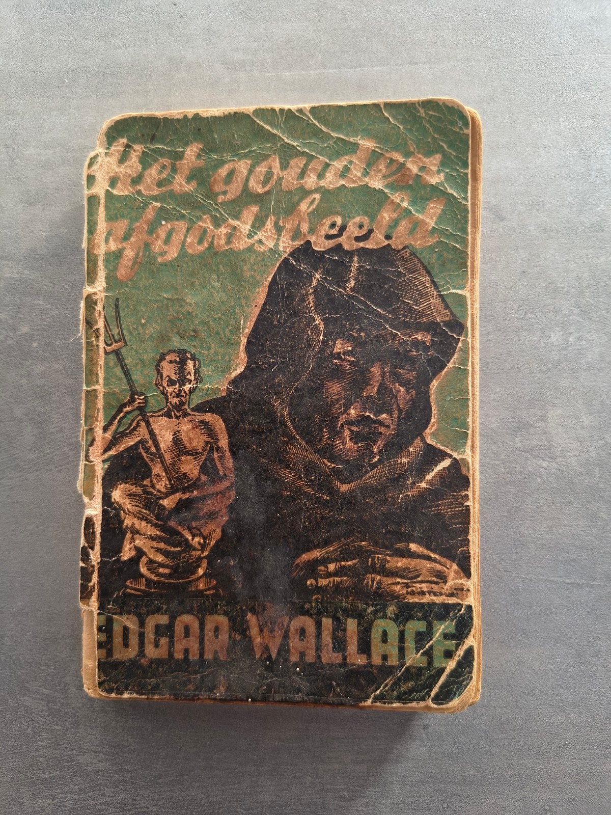 Het gouden afgodsbeeld - Edgar Wallace (Oude uitgave), Boeken, Ophalen of Verzenden, Gelezen, Edgar Wallace
