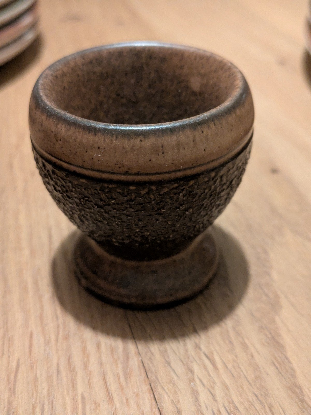 Egg Cups | Denby Cotswold Stoneware – Classic Vintage Britis, Rond, Ophalen of Verzenden, Aardewerk, Minder dan 40 cm