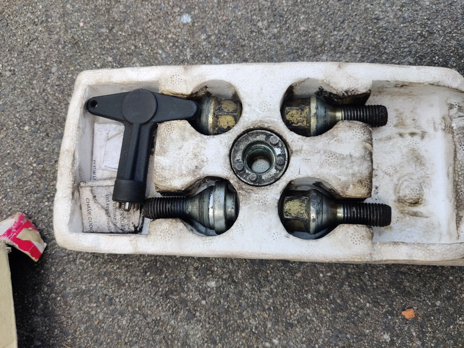 Renault Antivol de Roues - Wielsloten slotbout, Ophalen of Verzenden