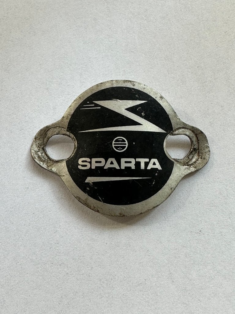Oud Sparta spatbordplaatje. Spatbord plaatje., Sparta, Gebruikt, Overige typen, Ophalen of Verzenden