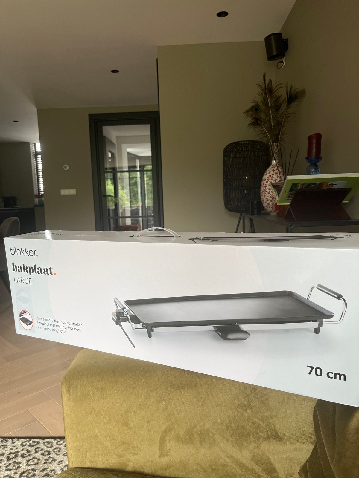 Blokker Bakplaat Large 70 cm - Nieuw in doos, Ophalen, Nieuw