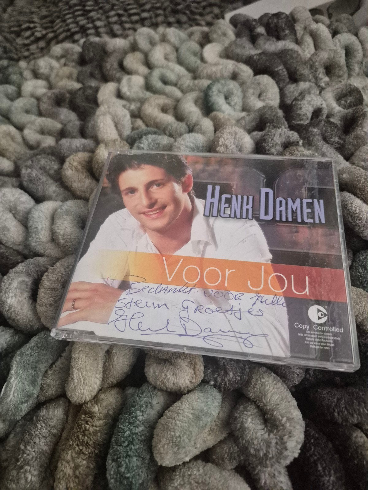 Henk Damen - Voor Jou (Gesigneerde CD Single), Zo goed als nieuw, Gesigneerd, Single, Schlager