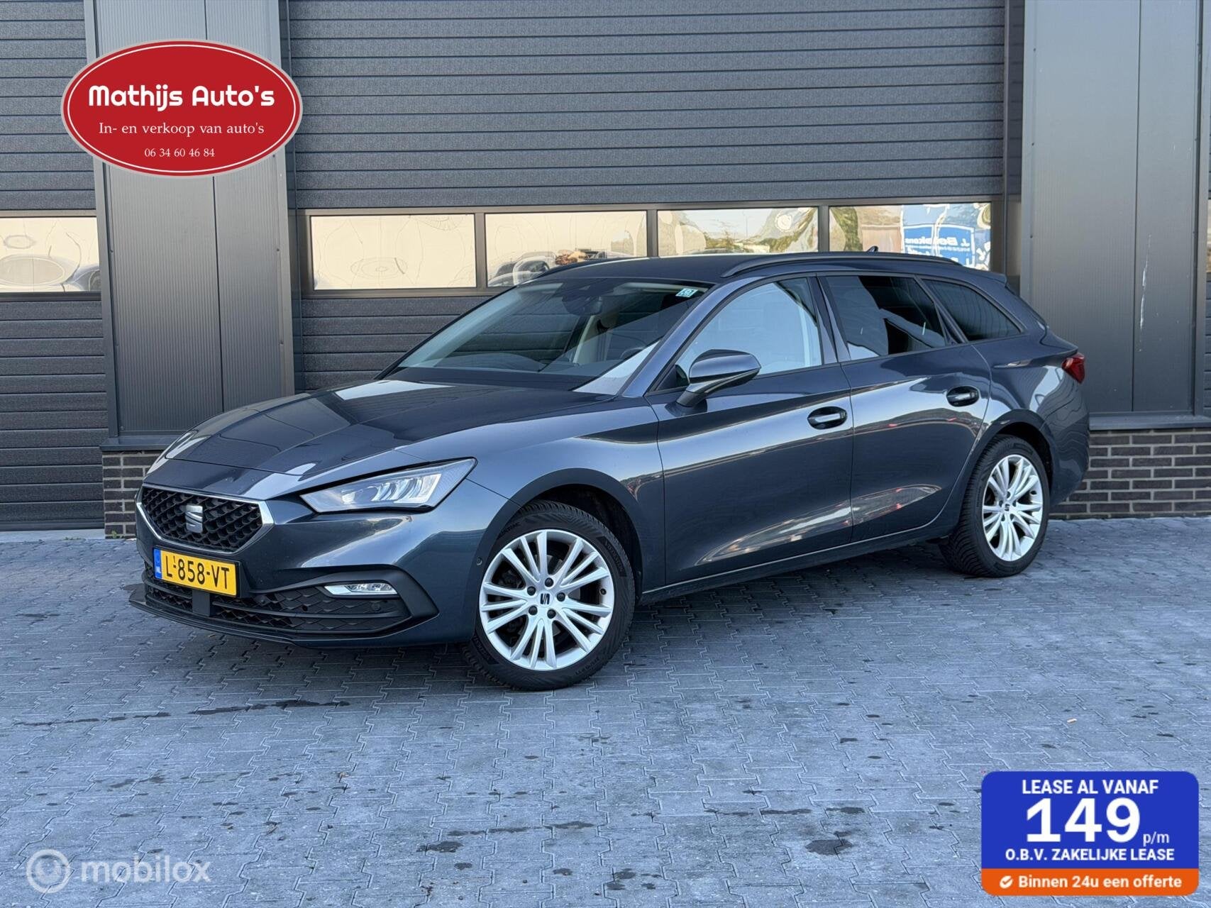 Seat Leon Sportstourer 1.5 TSI Style Business Intense Inkl B, Voorwielaandrijving, 1498 cc, 4 cilinders, Leon