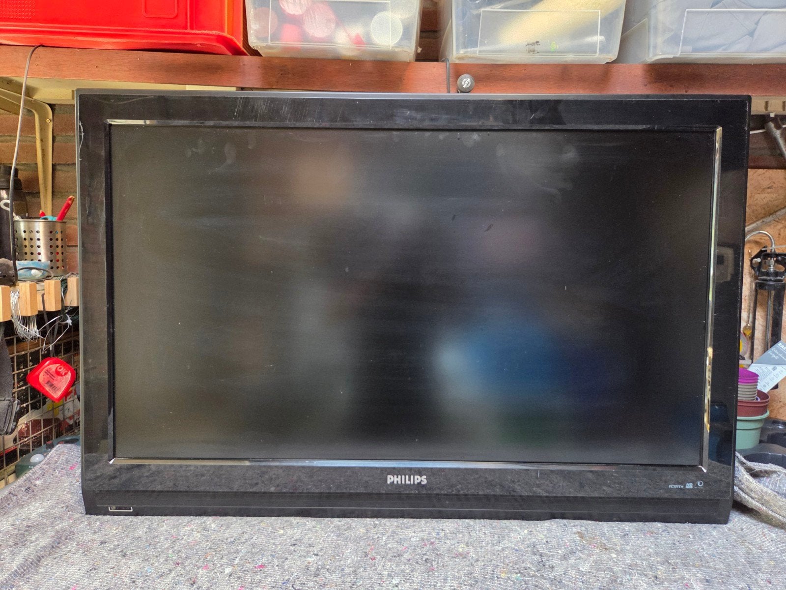 Philips Plasma Televisie - HD Ready - 107 cm, Ophalen, Philips, Gebruikt, 50 Hz