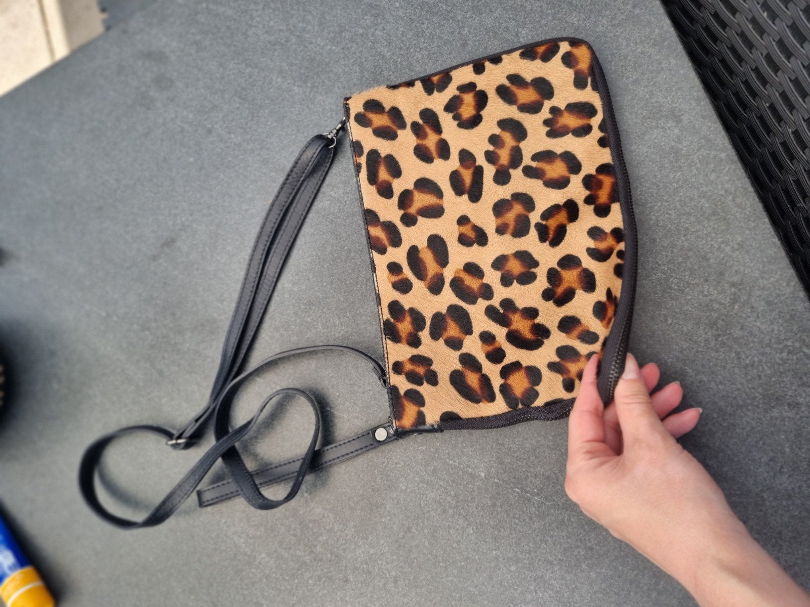 Nieuwe leren tas, Sieraden, Tassen en Uiterlijk, Ophalen, Nieuw, Bruin, Schoudertasje