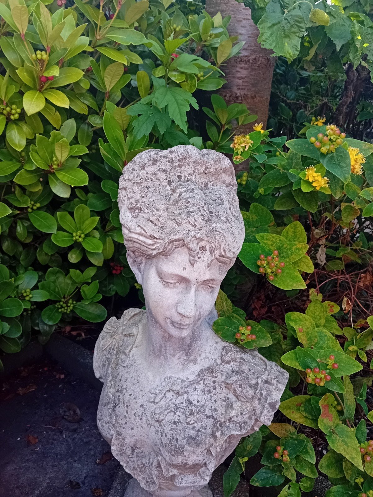 Tuinbeeld, vrouw, Ophalen