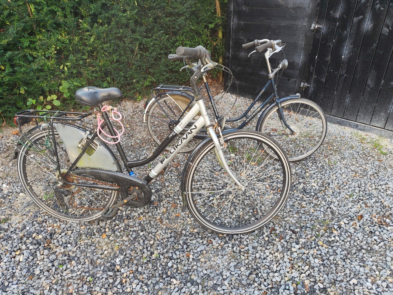 2 gebruikte fietsen: Gazelle Maxinette en Pelikaan Next Six, Ophalen, Gebruikt, Gazelle
