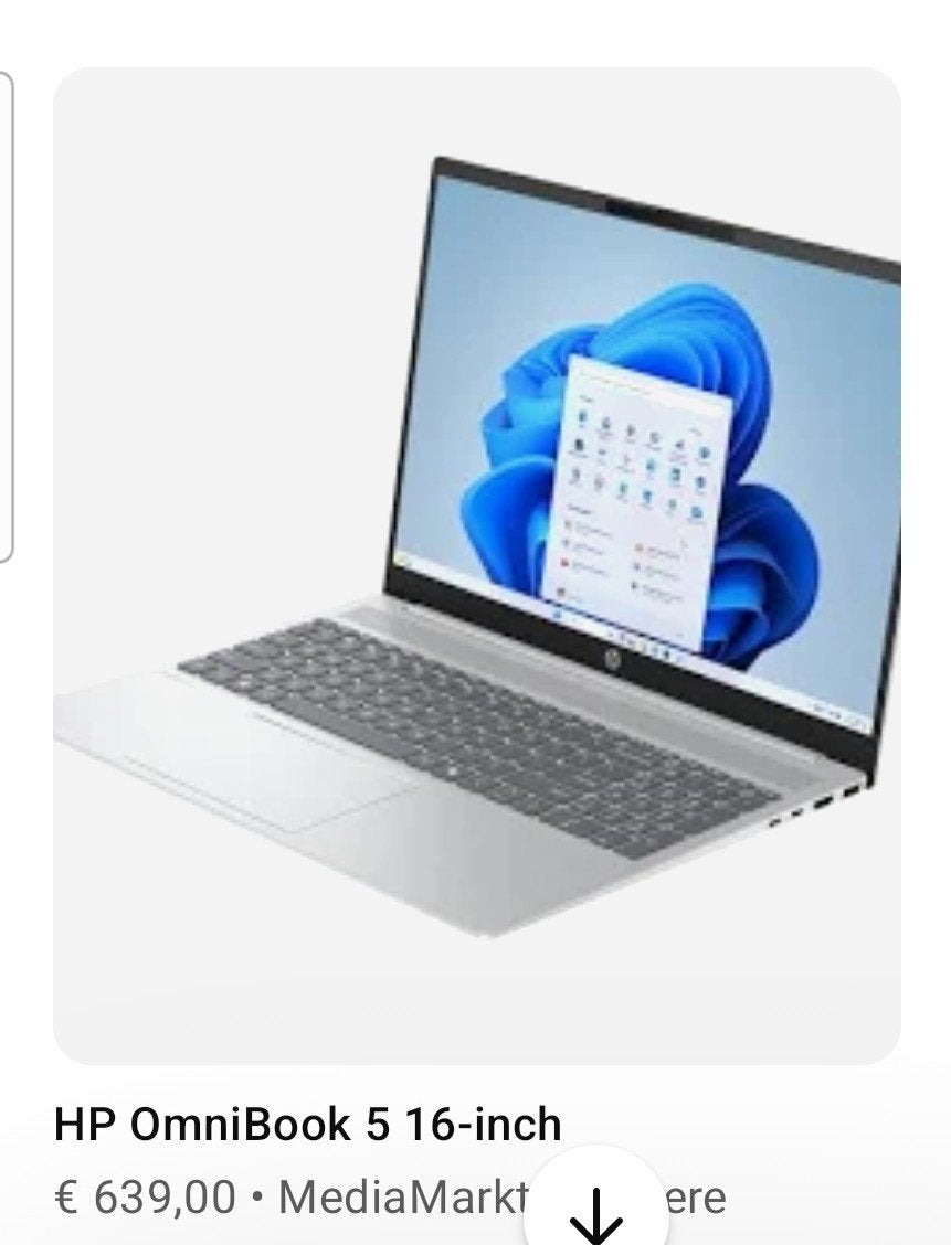 hp laptop, Ophalen of Verzenden, 256 GB of meer, 15 inch, 4 GB of minder