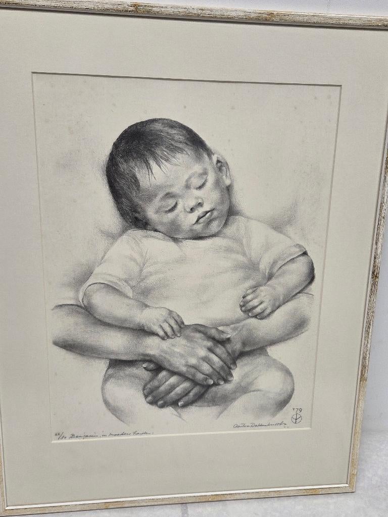 Aart van Dobbenburgh - Benjamin, Ingelijst, Portret, Ophalen of Verzenden, 70 cm