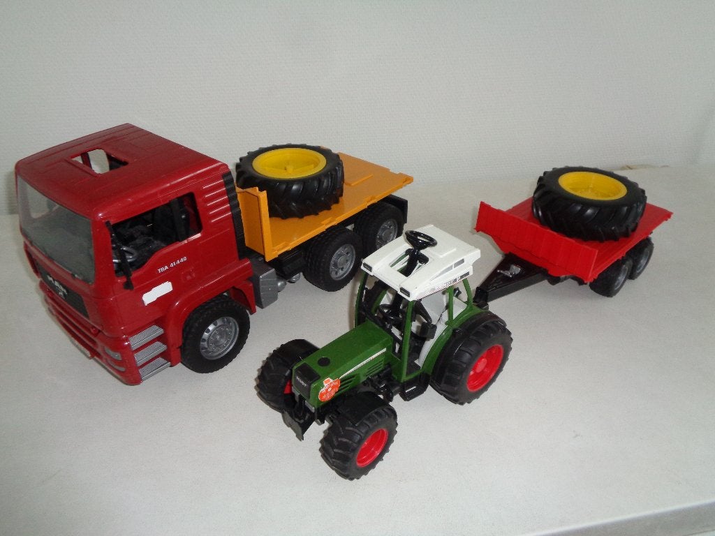 Bruder speelgoed., Kinderen en Baby's, Speelgoed | Speelgoedvoertuigen, Ophalen of Verzenden, Gebruikt