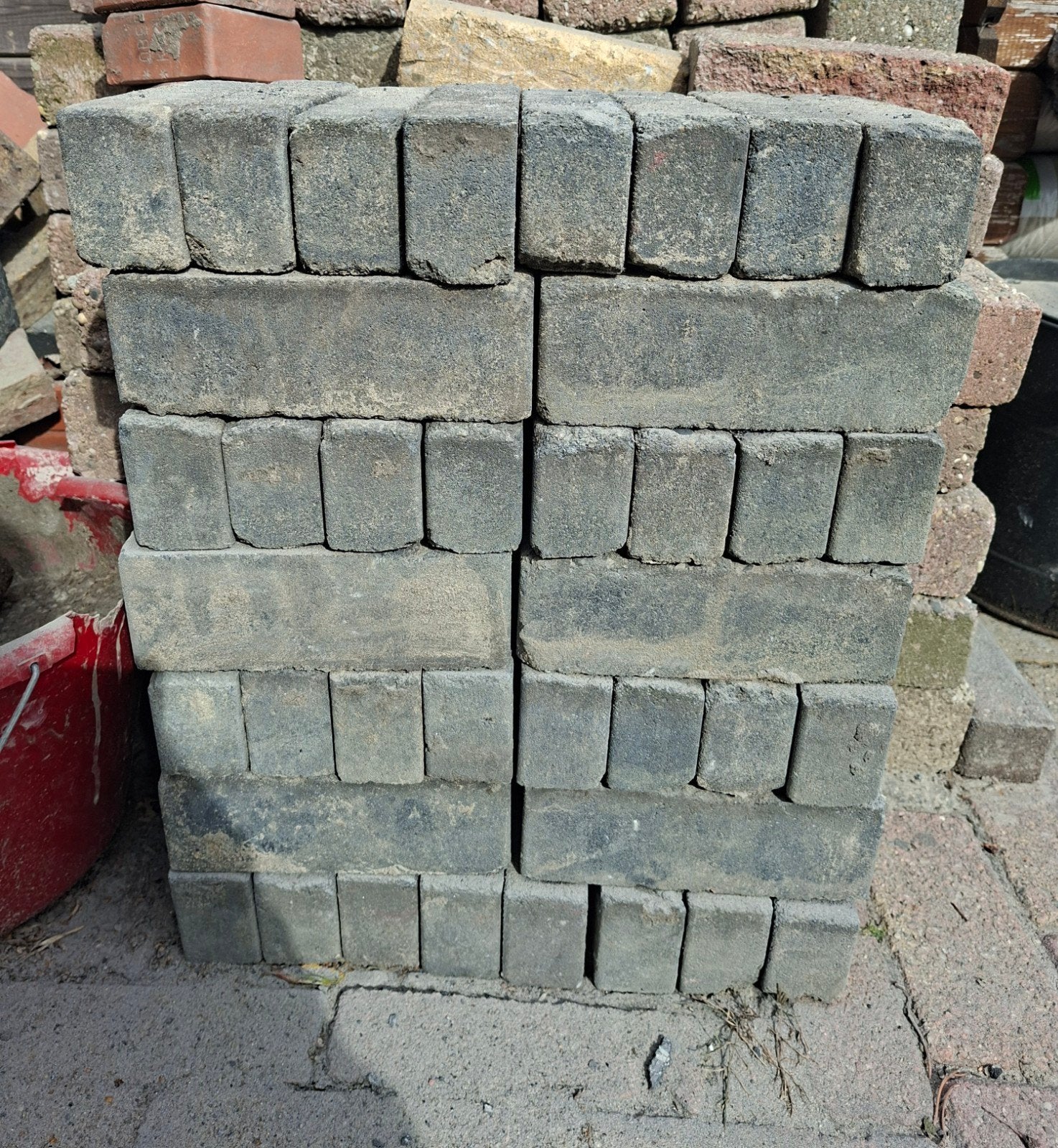 *Gratis* 56 abbystones 20x6,5x5cm, Tuin en Terras, Ophalen, Gebruikt, Overige typen, Minder dan 5 m²