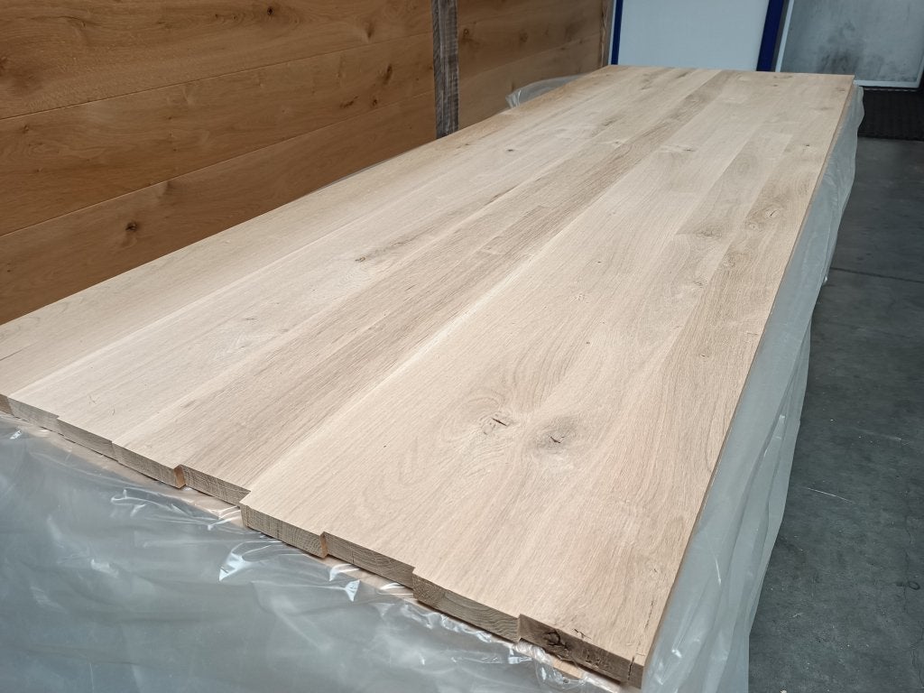 25mm Eiken meubelpanelen 850mm breed div lengtes, Doe-het-zelf en Verbouw, Platen en Panelen, Niet ingevuld, 20 tot 50 mm, Niet ingevuld