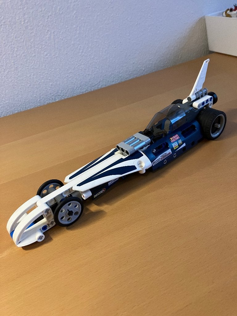 Lego Technic 42033 Recordbreker met Spinup functie, Gebruikt, Lego, Inclusief instructies, Ophalen of Verzenden