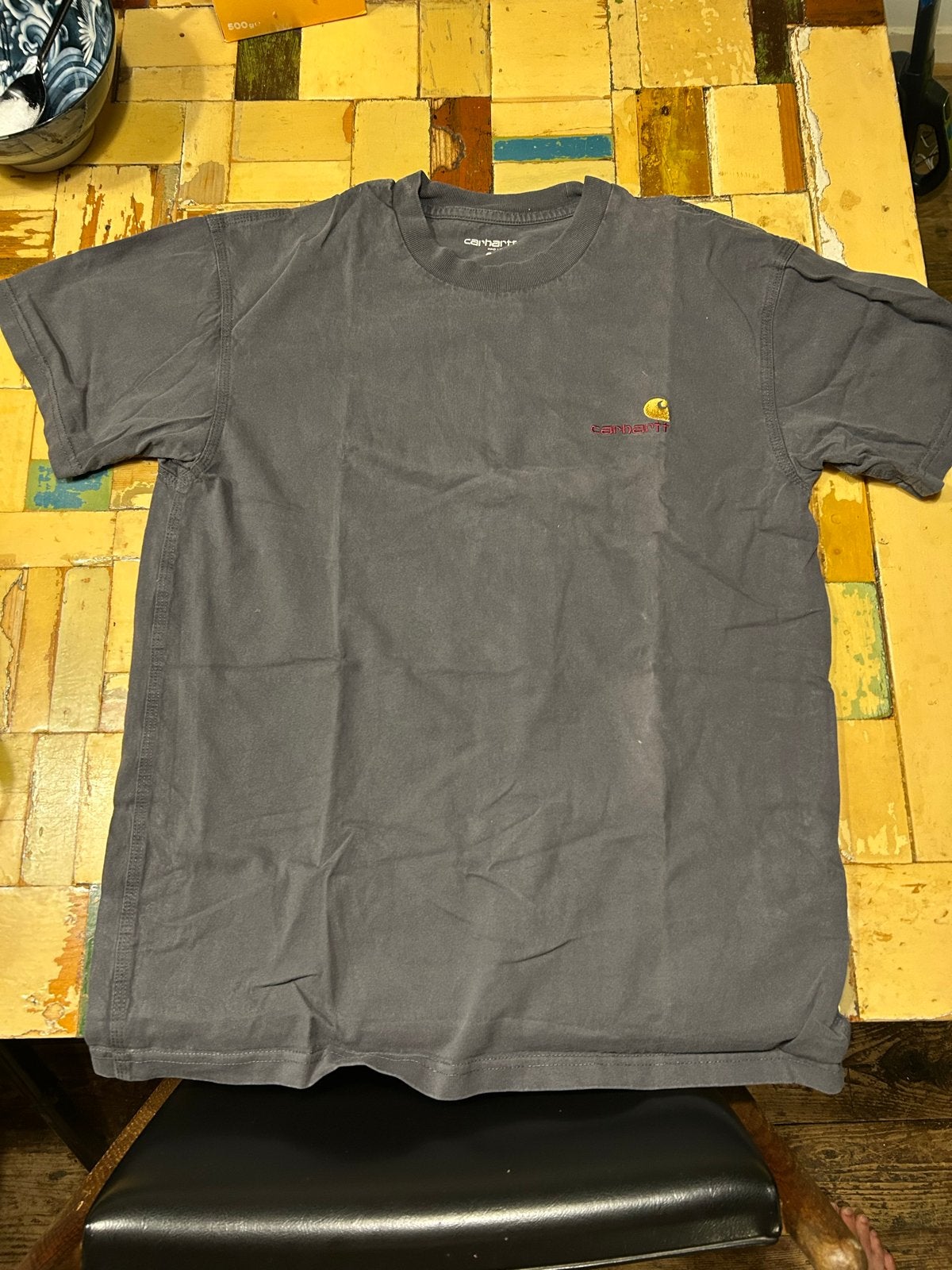 Carhartt T-shirt - Grijs - Maat M, Ophalen, Gedragen, Maat 48/50 (M), Grijs