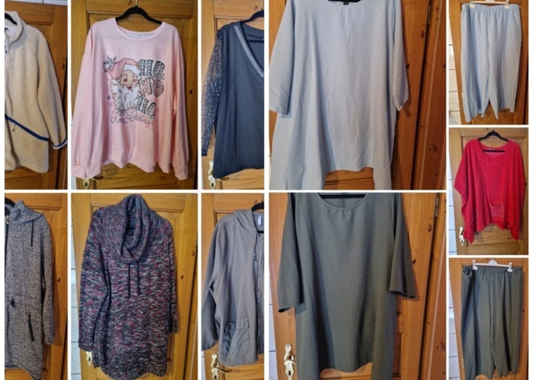 11 stuks dameskleding pakket grote maten oversized 5XL 54/56, Verzenden, Gedragen, Maat 46/48 (XL) of groter