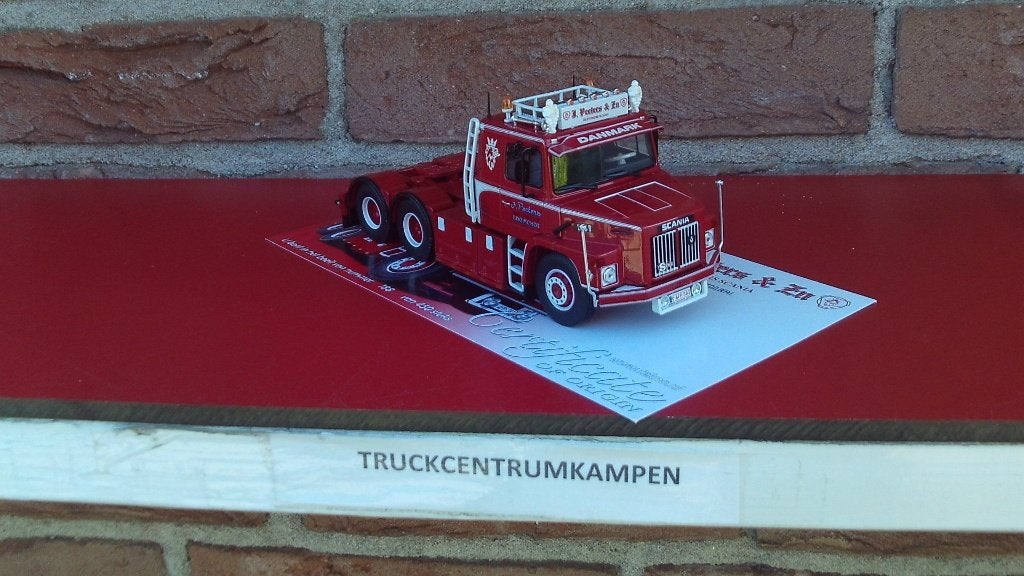 Tekno  Scania  141  6 x 2  van  J.  Peeters  en  Zn., Hobby en Vrije tijd, Modelauto's | 1:50, Ophalen of Verzenden, Nieuw, Bus of Vrachtwagen