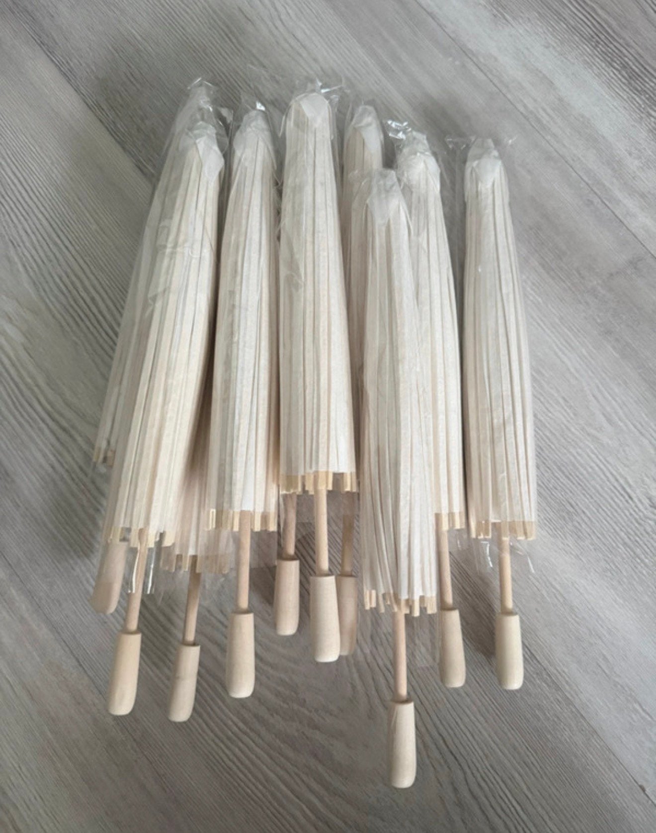 parasolletjes van papier 10 stuks, bruiloft feest, Hobby en Vrije tijd, Feestartikelen, Nieuw, Versiering, Geboorte of Huwelijk