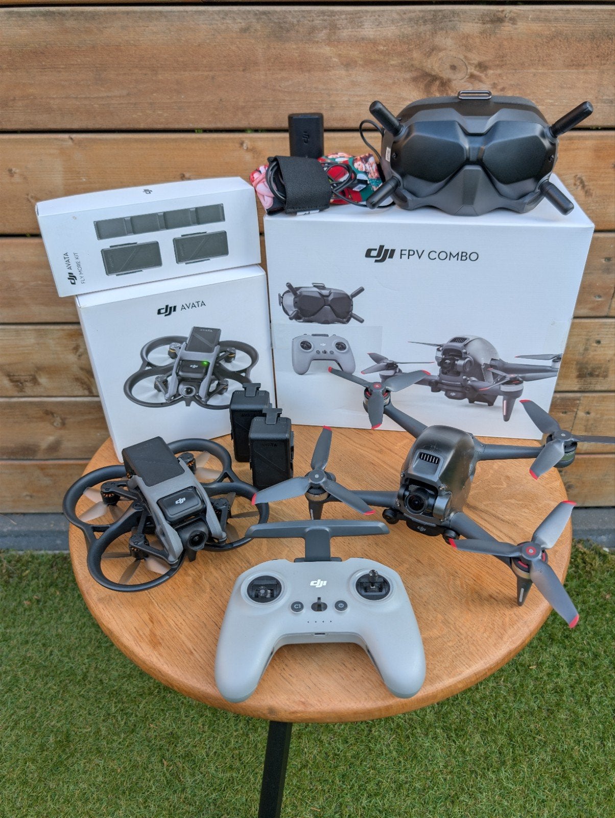 Complete FPV-set: DJI FPV & Avata met Goggles V2 & RC2, 250 tot 900 gram, Gebruikt, Cameradrone, Return to Home