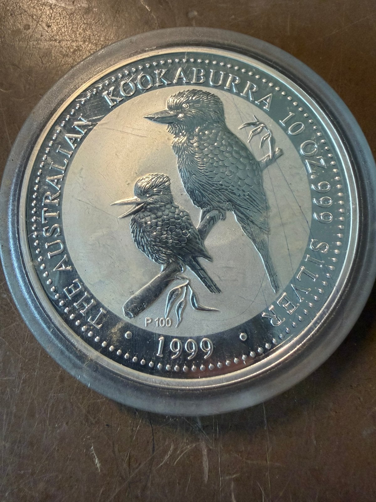 10 ounce Kookaburra 1999, Ophalen of Verzenden, Zilver