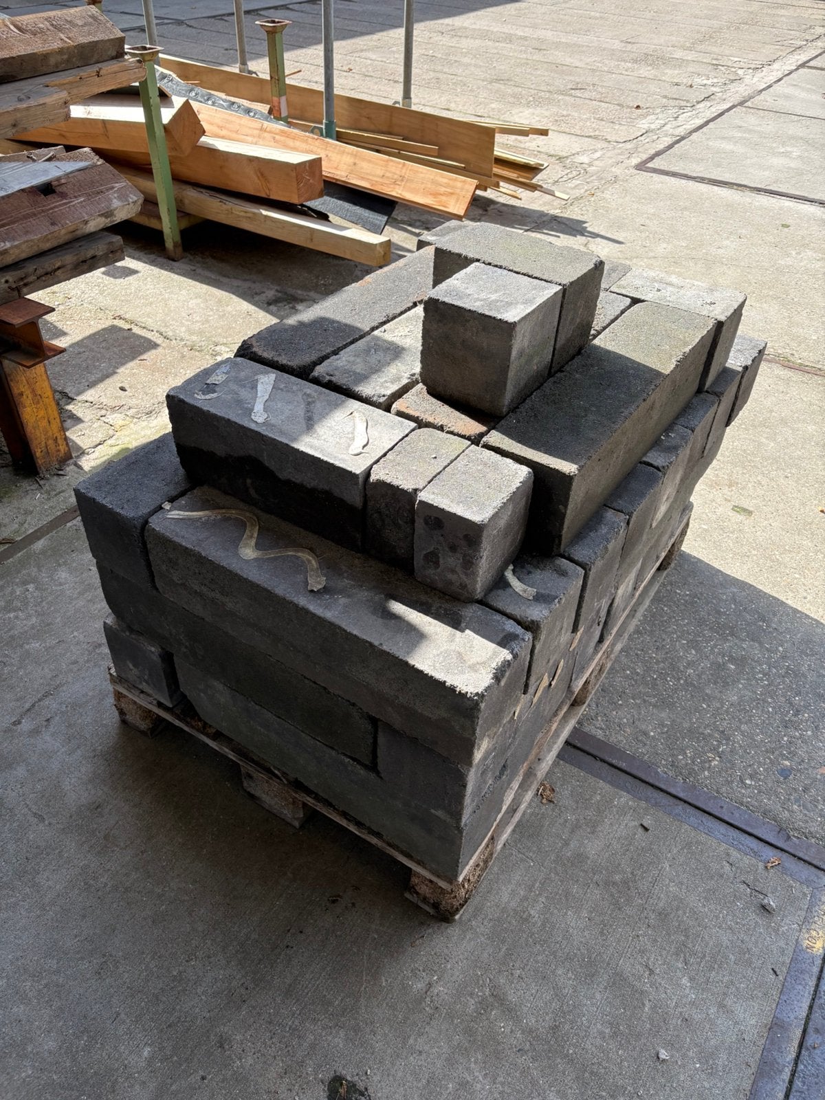 Linea stapelblokken 60cm, Tuin en Terras, Ophalen, Gebruikt, ., Overige typen