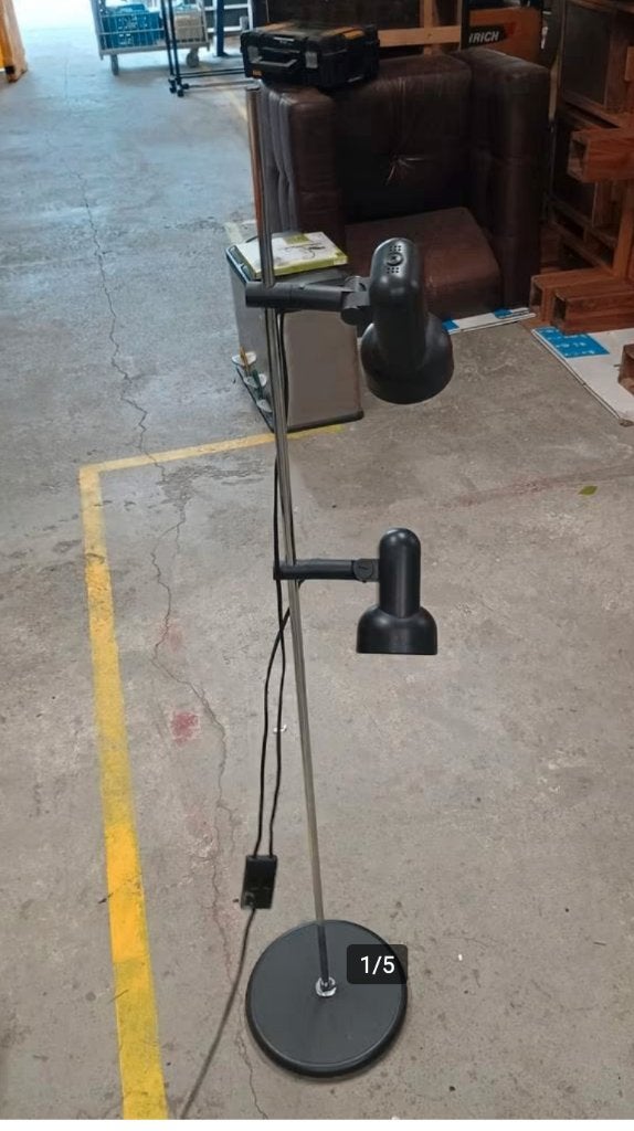 vloerlamp met 2 spots, Ophalen, Gebruikt, ., .