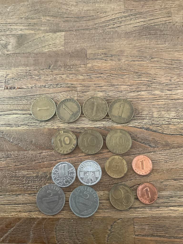 Oostenrijkse Schilling munten set, Verzenden, Oostenrijk, Setje