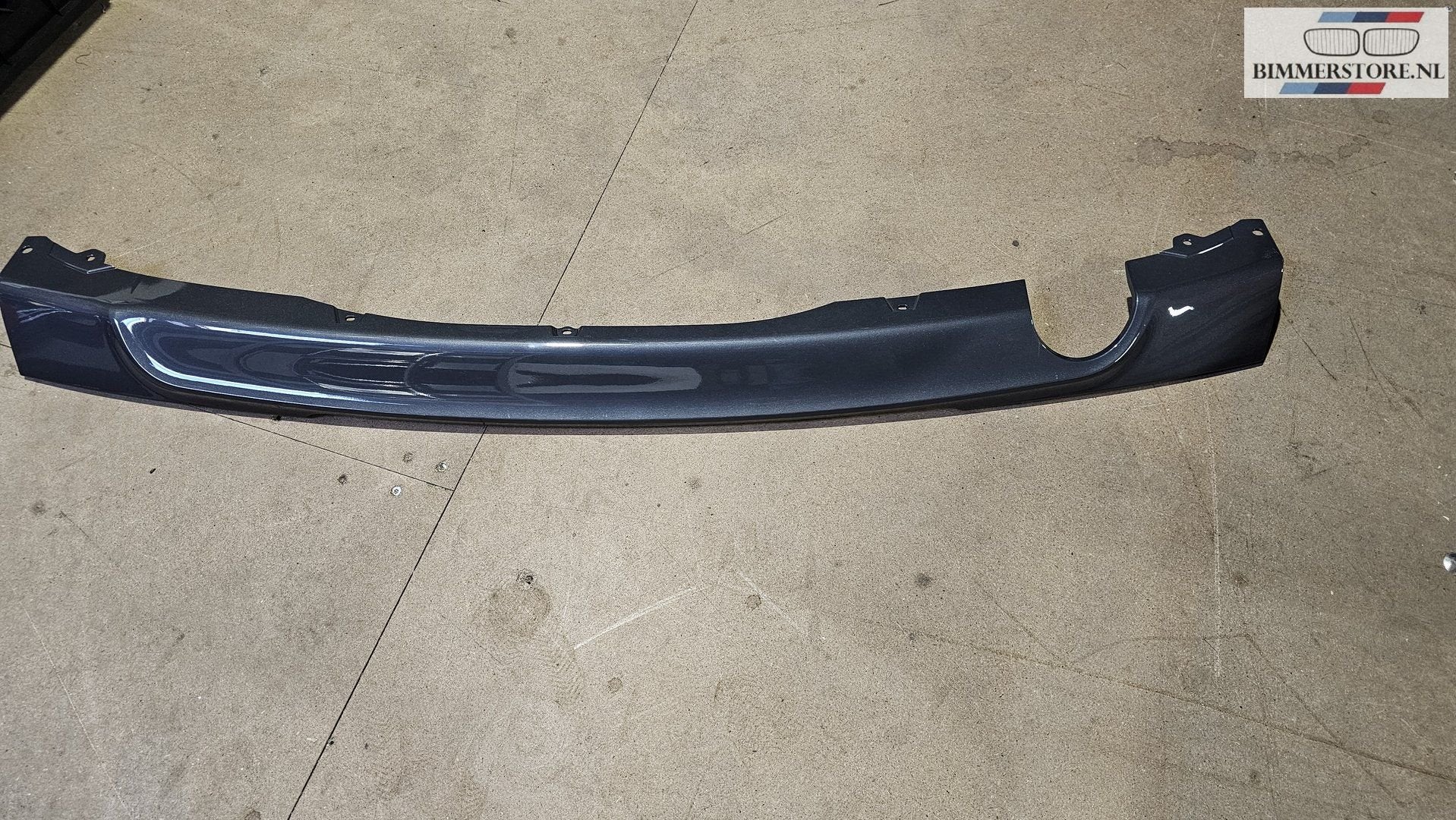 M - Diffuser grijs achterbumper 1 uitlaat BMW 3 serie F30 F3, Ophalen, Gebruikt, -, -