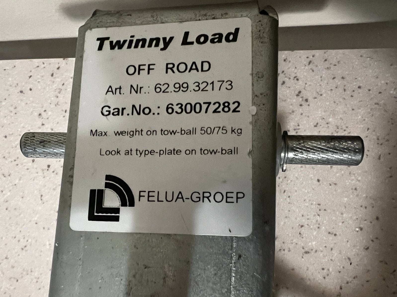 Twinny load off road, Ophalen, 2 fietsen, Gebruikt, Trekhaakdrager