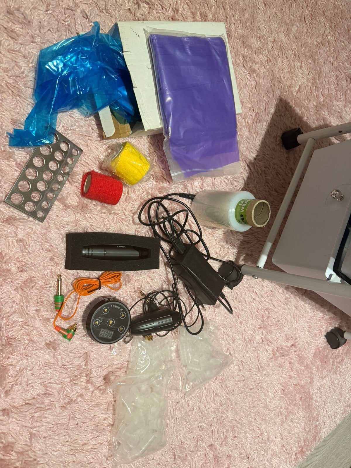Tattoo set compleet met accessoires, Ophalen, Zo goed als nieuw, Overige typen