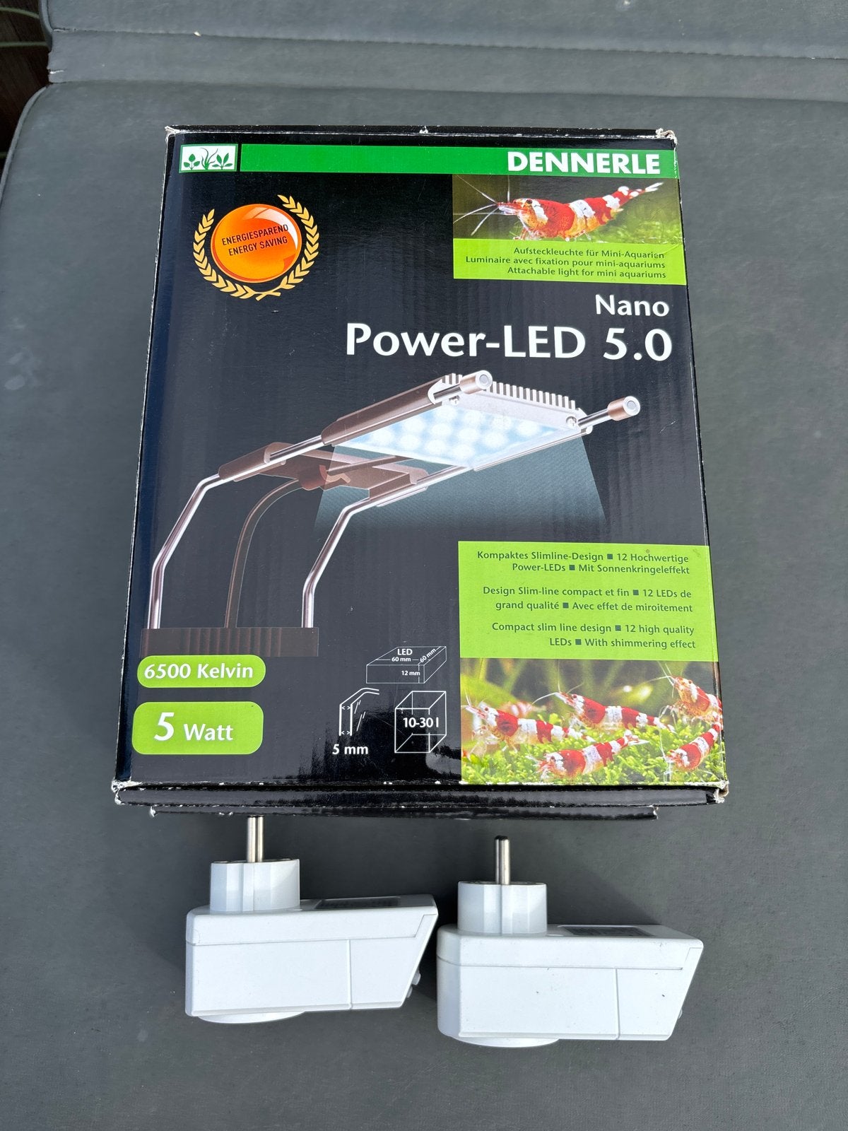 Dennerle nano power led 5.0 2 stuks, Ophalen of Verzenden, Verlichting of Verwarming