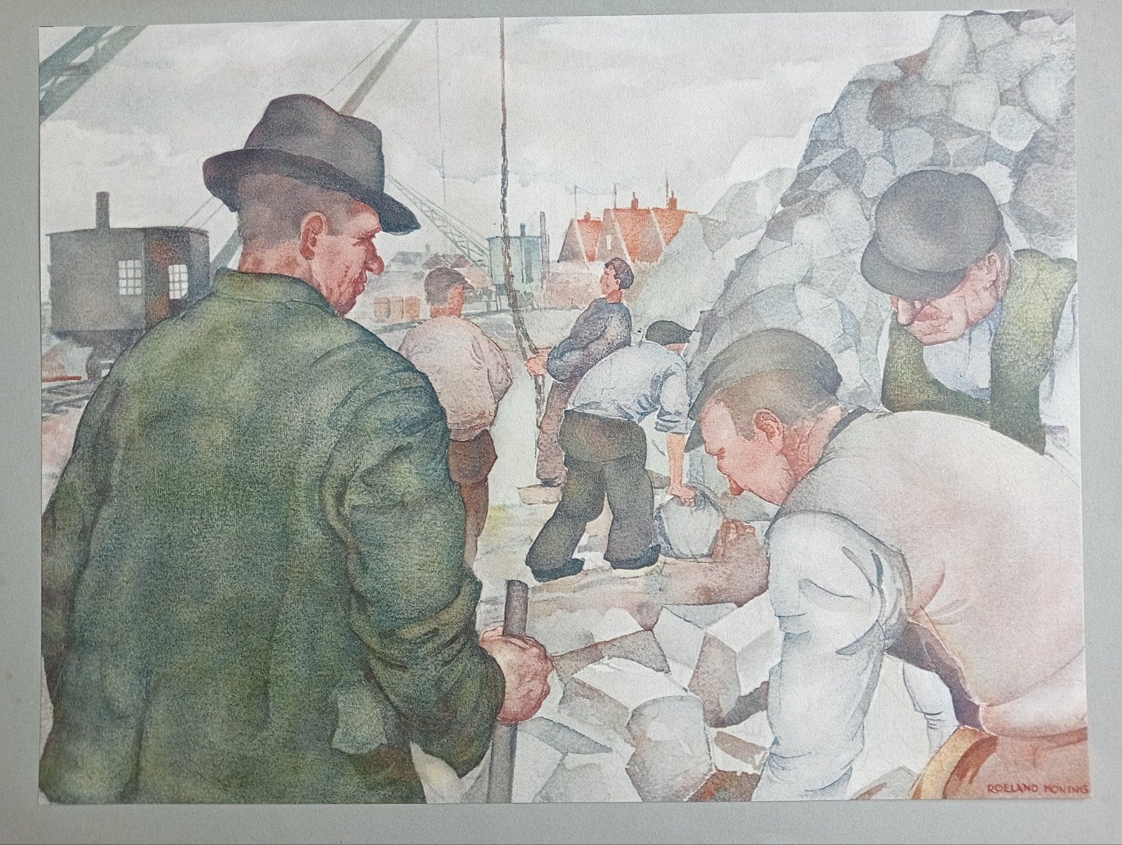 Roeland Koning prent 1932, Ophalen of Verzenden
