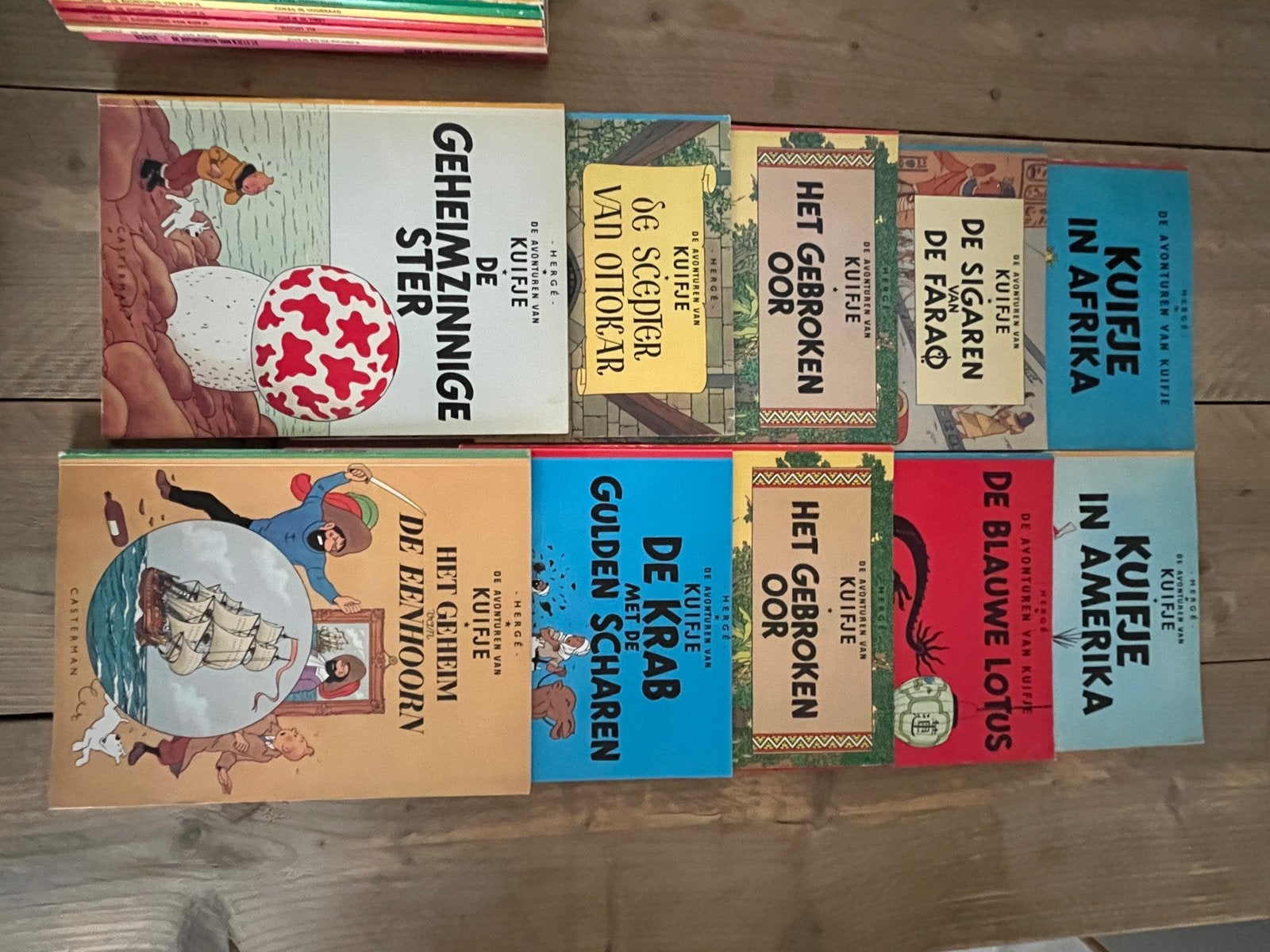Bijna Complete Kuifje stripboekenverzameling uit 22 albums, Boeken, Complete serie of reeks, Ophalen of Verzenden, Gelezen