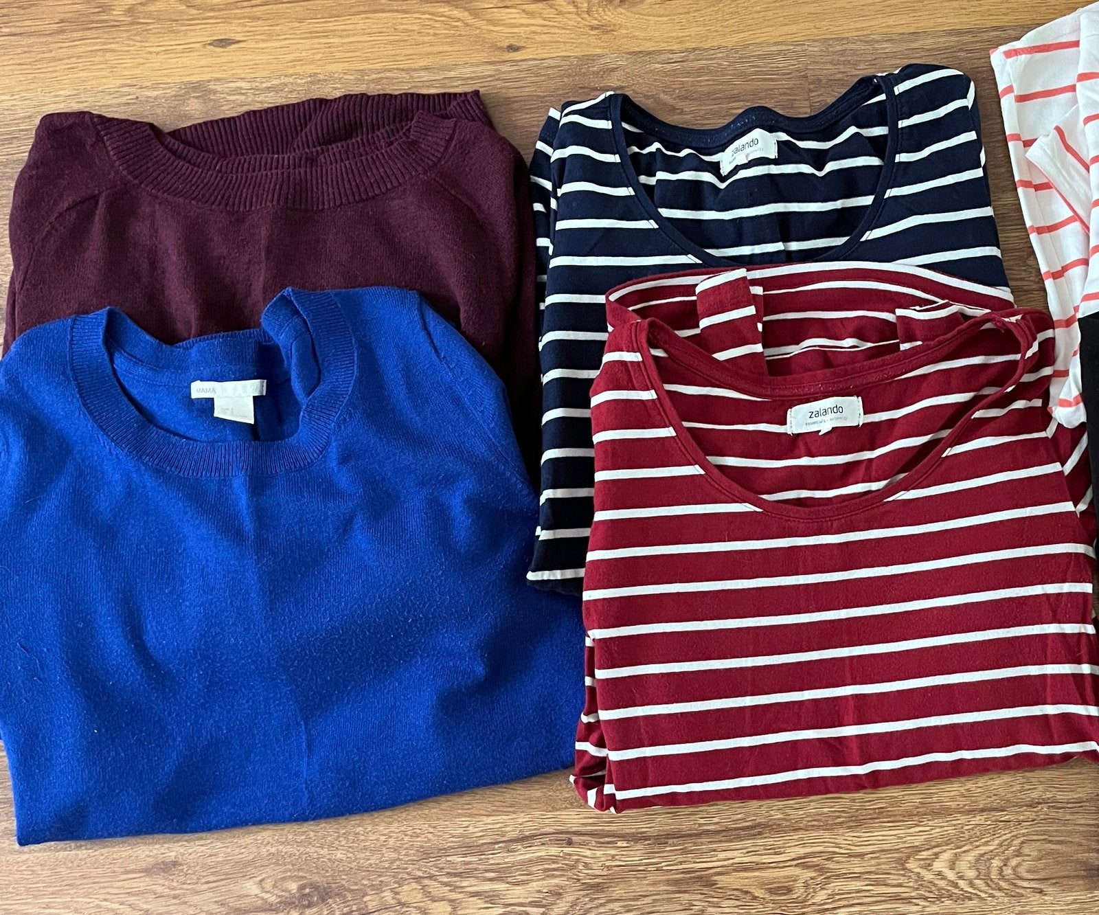 Zwangerschapskleding 4 stuks, shirts en truien (maat xs/s), Kleding | Dames, Positiekleding, Gedragen, Shirt of Top, Maat 34 (XS) of kleiner