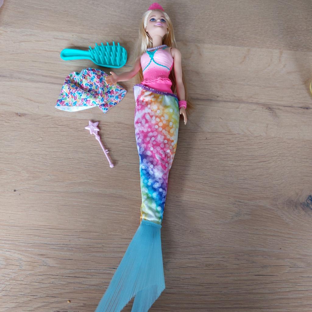Barbie zeemeermin, Ophalen of Verzenden, Zo goed als nieuw, Barbie