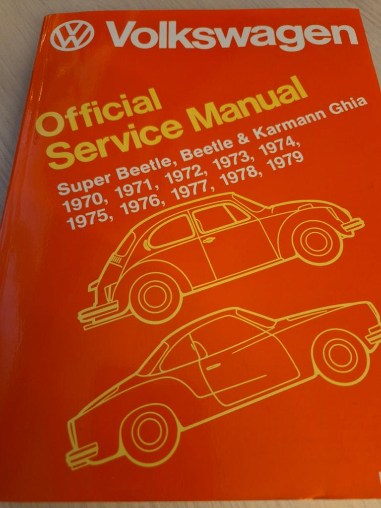 Bentley vraagbaak Volkswagen Kever Karmann ghia Typ 14 izgst, Auto diversen, Ophalen of Verzenden