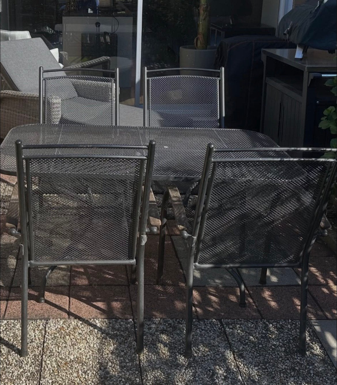 Tuinset gratis, Ophalen, Gebruikt