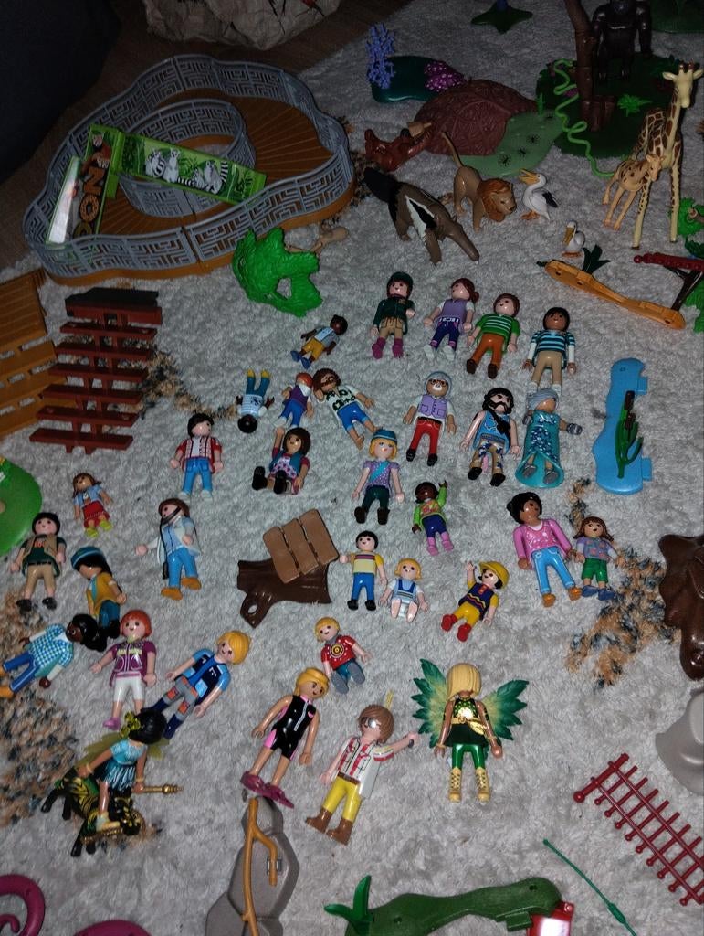 Grote Playmobil collectie: dierentuin, huis  en meer, Ophalen, Gebruikt, Complete set