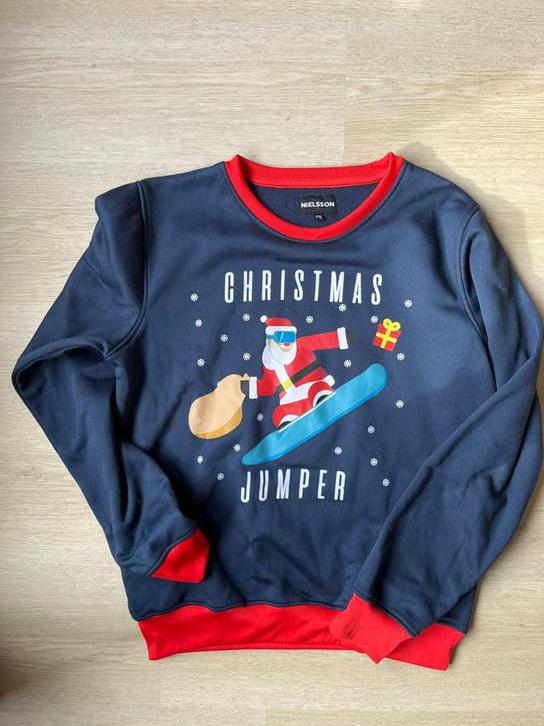 Leuke kersttrui voor jongen - Maat 176 - Zo goed als nieuw, Ophalen of Verzenden, Zo goed als nieuw, Jongen, Trui of Vest